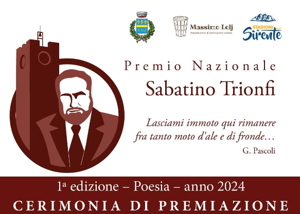 Lo scrittore abita qui – Primo premio nazionale Sabatino Trionfi